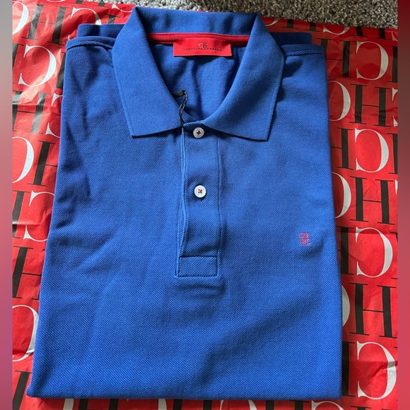 Carolina Herrera Men's Regular Fit Polo